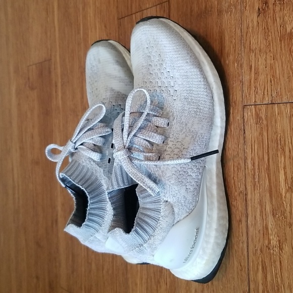 adidas Other - Adidas UltraBoost Uncaged White Grey Lace-Up Running Shoes Size 4.5